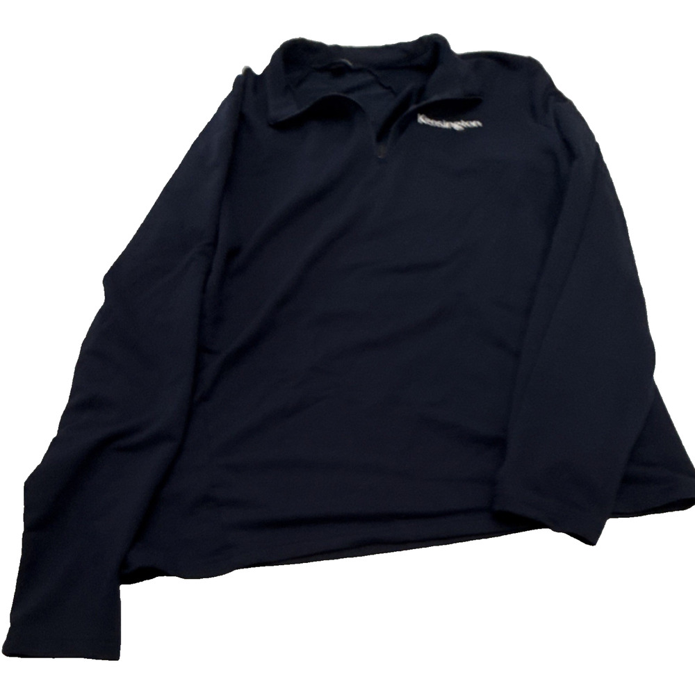 Mercer+Mettle Kensington Men's Navy 1/4 Zip Collared Pullover Athletic Top M